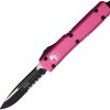 Classic Folding Knives * | Microtech Ultratech Pink Black Half Serrated Microtech Knives Wholesale