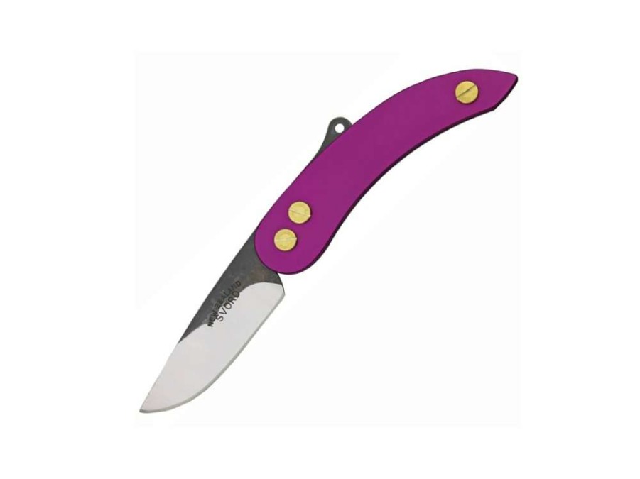 Classic Folding Knives * | Svord Peasant Knife Purple Opening Sales