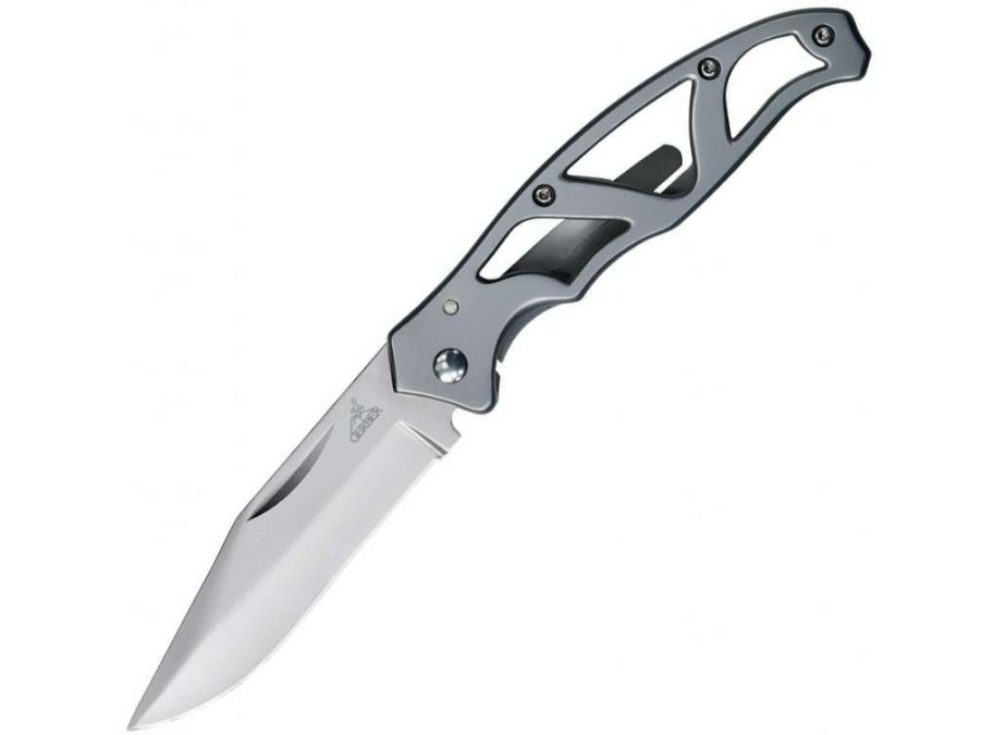 Classic Folding Knives * | Gerber Mini Paraframe Satin Bargain Sale