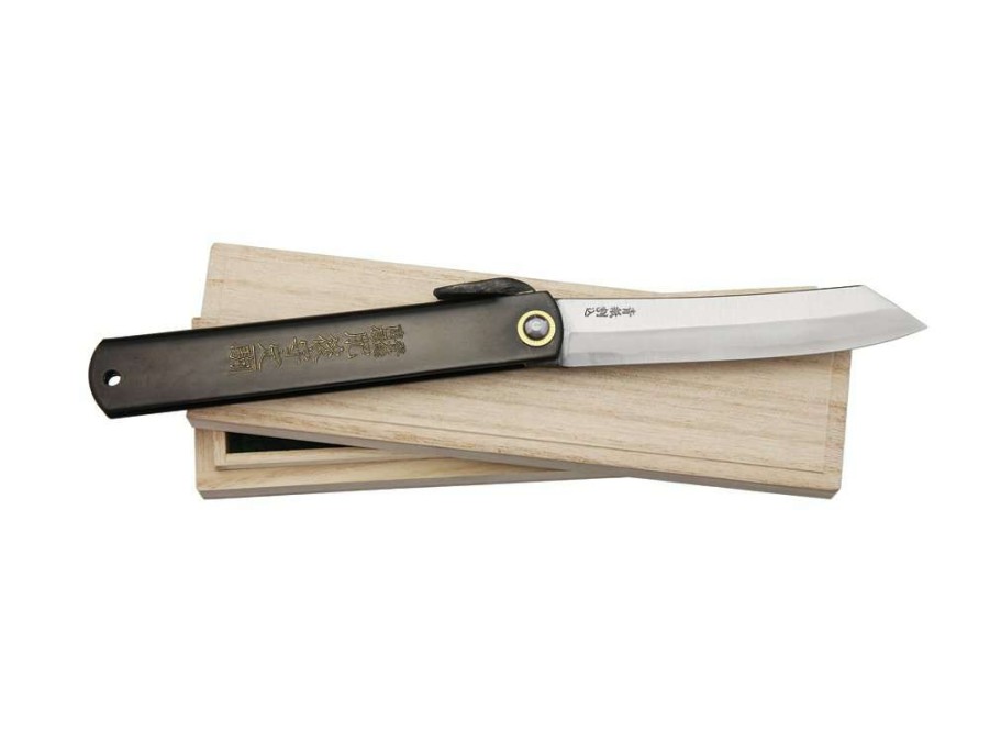 Classic Folding Knives * | Higonokami Folder Black Cheaper