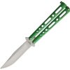 Classic Folding Knives * | Benchmark Balisong Green Bargain Sale