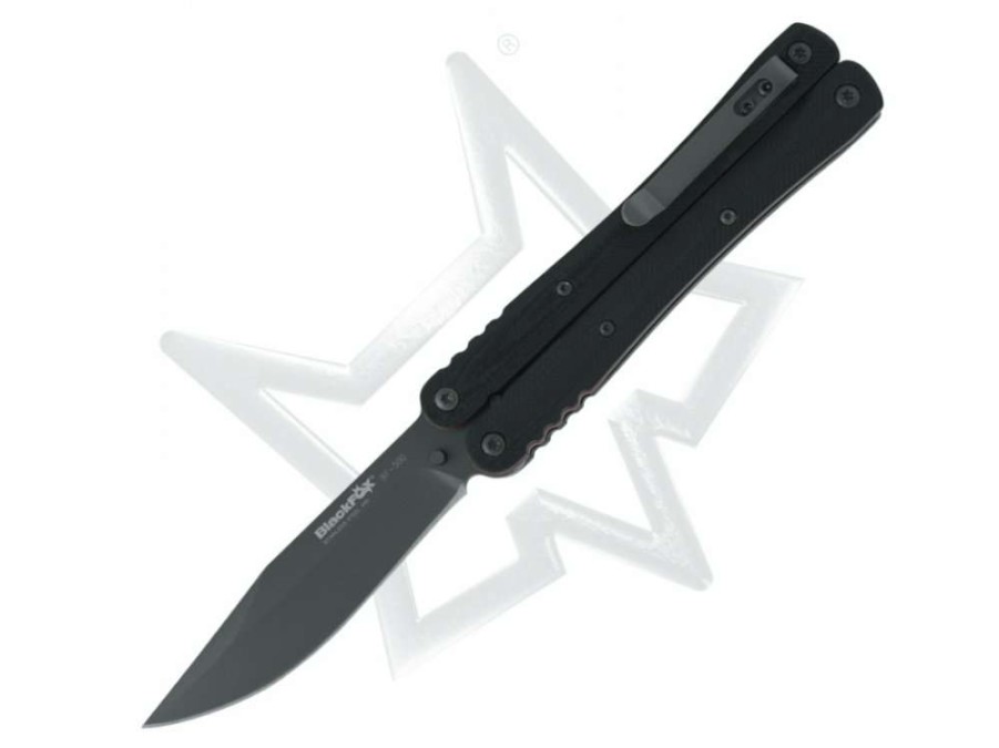 Classic Folding Knives * | Black Fox Balisong Black Black Fox Knives Opening Sales