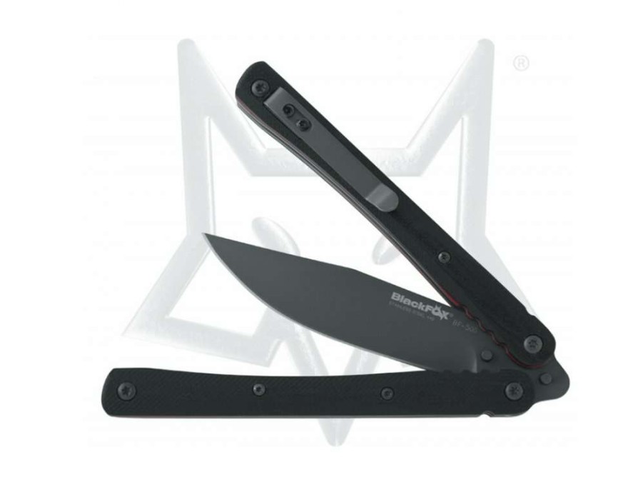 Classic Folding Knives * | Black Fox Balisong Black Black Fox Knives Opening Sales